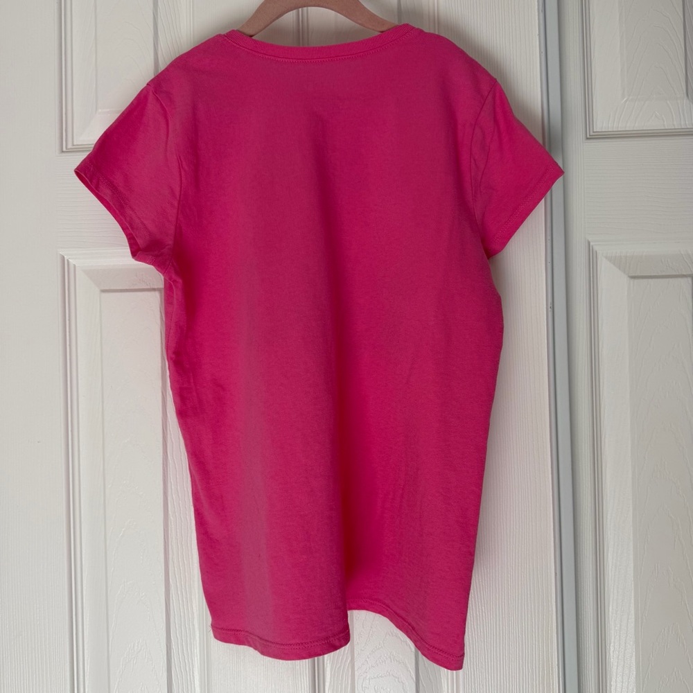 4/$25 The Children’s Place Kids "Egg Hunting Squad" Pink Graphic Tee Size 10-12 - Picture 2 of 4